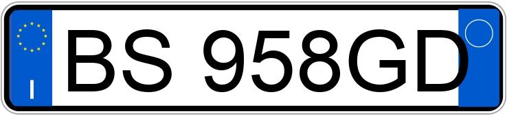 Numer rejestracyjny BS958GD posiada LANCIA Y Numer rejestracyjny BS958GD posiada LANCIA Y