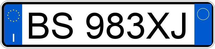 Numer rejestracyjny BS983XJ posiada SUZUKI Wagon R