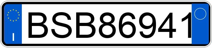 Numer rejestracyjny BSB86941 posiada VOLKSWAGEN Golf 2a serie