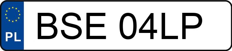 Numer rejestracyjny BSE 04LP posiada VOLKSWAGEN Passat B6 2.0 TDI MR`05 E4 Trendline DPF - BSE04LP