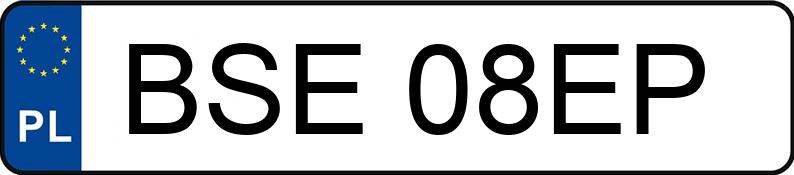 Numer rejestracyjny BSE08EP posiada AUDI A4 Quattro 2.8 Kat. B5 A4 Quattro 2.8 Kat. B5