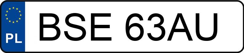Numer rejestracyjny BSE63AU posiada BMW 316i Coupe Kat. E36 316i Coupe Kat. E36