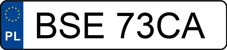 Numer rejestracyjny BSE 73CA posiada AUDI S6 Avant Quattro 4.2 Kat. MR`02 E3 4B Tiptronic - BSE73CA
