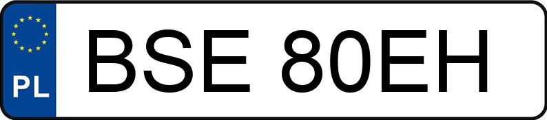 Numer rejestracyjny BSE80EH posiada BMW Seria 3 318i Kat. MR`98 E46