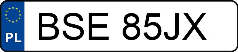 Numer rejestracyjny BSE 85JX posiada TOYOTA CELICA 1.6 - BSE85JX