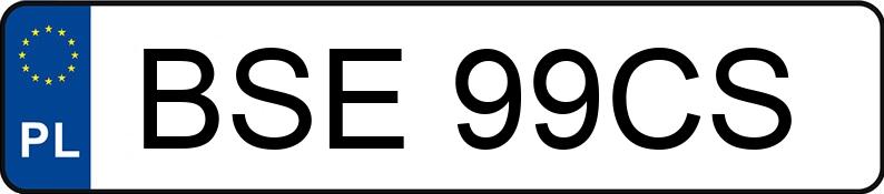Numer rejestracyjny BSE 99CS posiada BMW 520 - BSE99CS