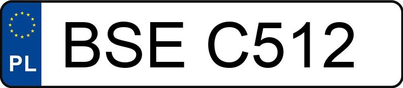 Numer rejestracyjny BSE C512 posiada FSM-BIELSKO B. POLSKI FIAT 126P 65 - BSEC512