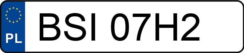 Numer rejestracyjny BSI 07H2 posiada BMW 318I - BSI07H2 Numer rejestracyjny BSI 07H2 posiada BMW 318I - BSI07H2