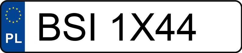 Numer rejestracyjny BSI 1X44 posiada BMW 328 - BSI1X44