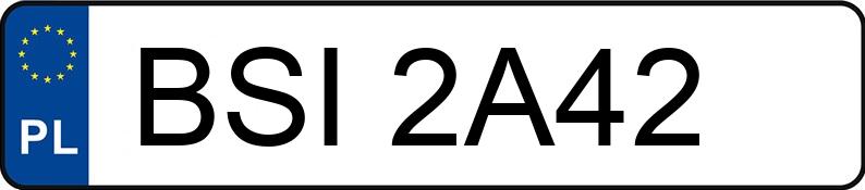 Numer rejestracyjny BSI 2A42 posiada CHRYSLER Town & Country 3.6 Kat. MR`11 E5 Touring Aut. - BSI2A42 Numer rejestracyjny BSI 2A42 posiada CHRYSLER Town & Country 3.6 Kat. MR`11 E5 Touring Aut. - BSI2A42