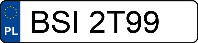 Numer rejestracyjny BSI 2T99 posiada VOLVO S60 - BSI2T99