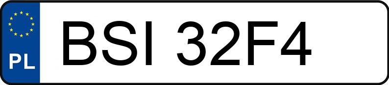 Numer rejestracyjny BSI 32F4 posiada VOLKSWAGEN PASSAT - BSI32F4