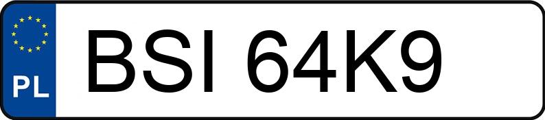 Numer rejestracyjny BSI 64K9 posiada OPEL MERIVA-B - BSI64K9 Numer rejestracyjny BSI 64K9 posiada OPEL MERIVA-B - BSI64K9