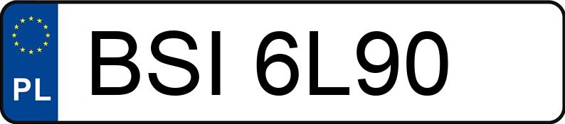 Numer rejestracyjny BSI 6L90 posiada FORD FOCUS - BSI6L90