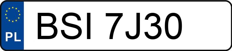 Numer rejestracyjny BSI 7J30 posiada BMW X3 Diesel MR`07 E4 E83 2.0D - BSI7J30