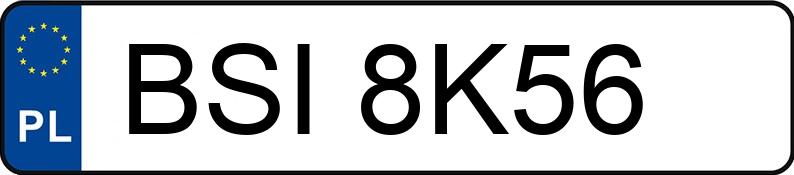 Numer rejestracyjny BSI 8K56 posiada AUDI A4 - BSI8K56 Numer rejestracyjny BSI 8K56 posiada AUDI A4 - BSI8K56