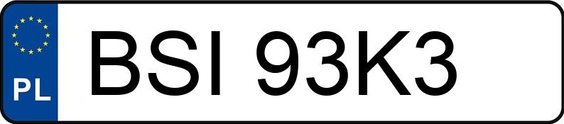 Numer rejestracyjny BSI 93K3 posiada RENAULT ARKANA - BSI93K3