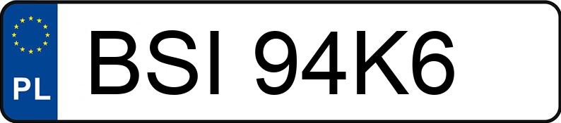 Numer rejestracyjny BSI 94K6 posiada BMW 520D - BSI94K6