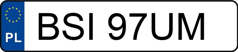 Numer rejestracyjny BSI 97UM posiada URSUS C 330 C-330 - BSI97UM