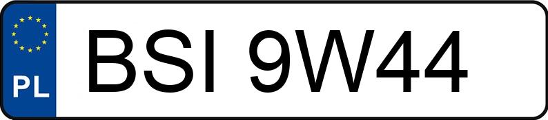 Numer rejestracyjny BSI 9W44 posiada BMW 560 - BSI9W44