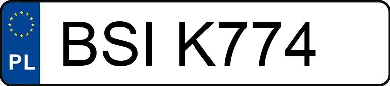 Numer rejestracyjny BSI K774 posiada FIAT Panda 1.1 Kat. Trekking 4x4 - BSIK774 Numer rejestracyjny BSI K774 posiada FIAT Panda 1.1 Kat. Trekking 4x4 - BSIK774