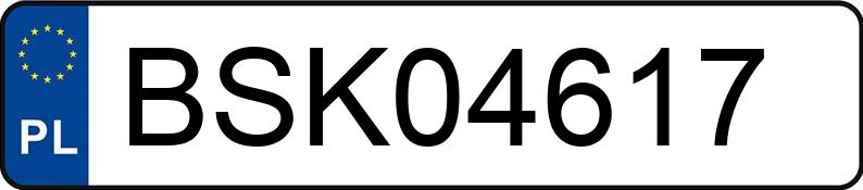 Numer rejestracyjny BSK 04617 posiada BMW 435 - BSK04617 Numer rejestracyjny BSK 04617 posiada BMW 435 - BSK04617
