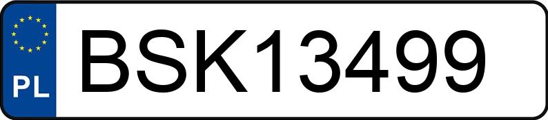 Numer rejestracyjny BSK 13499 posiada BMW 525 - BSK13499 Numer rejestracyjny BSK 13499 posiada BMW 525 - BSK13499