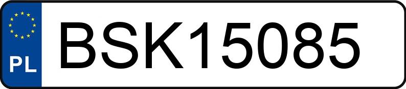 Numer rejestracyjny BSK 15085 posiada MG HS - BSK15085
