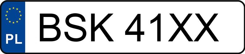 Numer rejestracyjny BSK 41XX posiada CITROEN XSARA PICASSO - BSK41XX