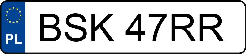 Numer rejestracyjny BSK 47RR posiada VOLVO S60 2.0T - BSK47RR