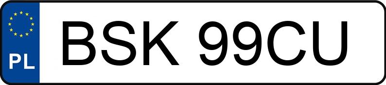 Numer rejestracyjny BSK 99CU posiada VOLKSWAGEN Polo III 1.4 Kat. MR`94 Classic - BSK99CU