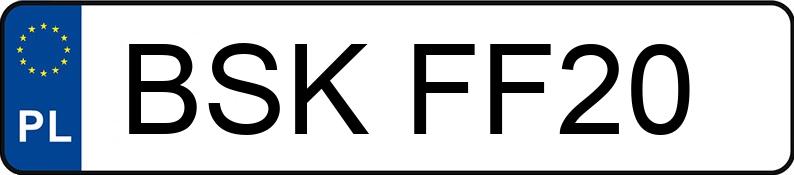 Numer rejestracyjny BSK FF20 posiada MERCEDES-BENZ 230 E 124 230E - BSKFF20 Numer rejestracyjny BSK FF20 posiada MERCEDES-BENZ 230 E 124 230E - BSKFF20