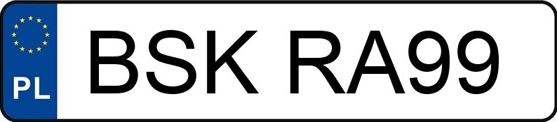 Numer rejestracyjny BSK RA99 posiada BMW 560 - BSKRA99 Numer rejestracyjny BSK RA99 posiada BMW 560 - BSKRA99