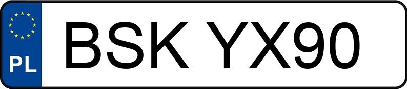 Numer rejestracyjny BSK YX90 posiada BMW 320I - BSKYX90 Numer rejestracyjny BSK YX90 posiada BMW 320I - BSKYX90