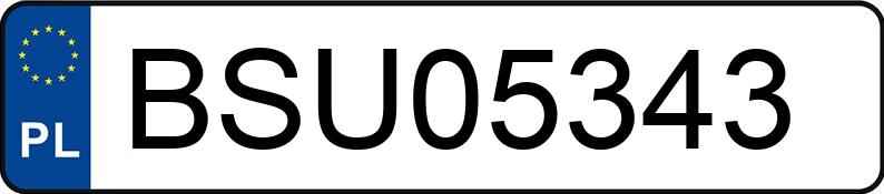 Numer rejestracyjny BSU 05343 posiada BMW 330D - BSU05343