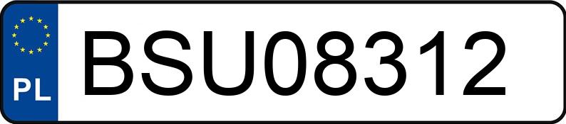 Numer rejestracyjny BSU 08312 posiada FORD FUSION - BSU08312 Numer rejestracyjny BSU 08312 posiada FORD FUSION - BSU08312