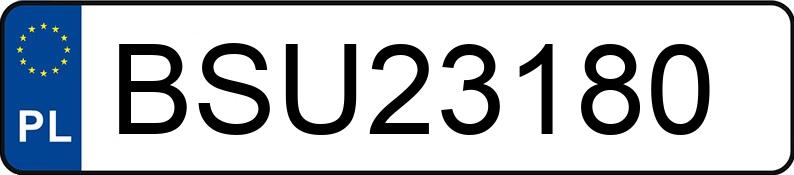 Numer rejestracyjny BSU 23180 posiada KIA CEE D - BSU23180