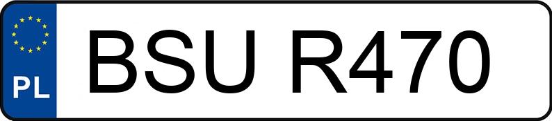Numer rejestracyjny BSU R470 posiada MITSUBISHI PAJERO - BSUR470 Numer rejestracyjny BSU R470 posiada MITSUBISHI PAJERO - BSUR470