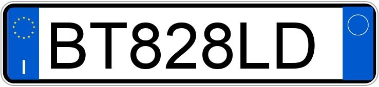 Numer rejestracyjny BT828LD posiada FIAT Punto 2a serie Numer rejestracyjny BT828LD posiada FIAT Punto 2a serie