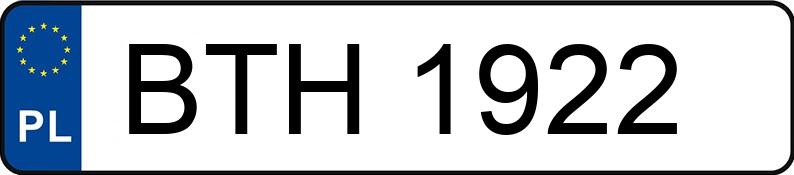 Numer rejestracyjny BTH 1922 posiada SKODA 135L - BTH1922