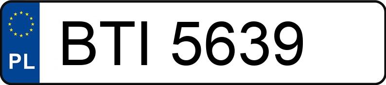 Numer rejestracyjny BTI 5639 posiada JAWA Szosowe TS 350 - BTI5639