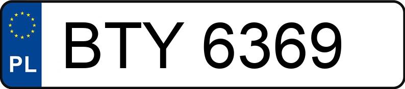 Numer rejestracyjny BTY 6369 posiada TOYOTA Corolla 1.8 Diesel DX - BTY6369 Numer rejestracyjny BTY 6369 posiada TOYOTA Corolla 1.8 Diesel DX - BTY6369