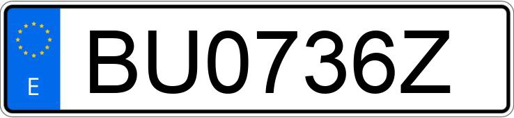 Numer rejestracyjny BU0736Z posiada BMW SERIE 3