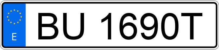 Numer rejestracyjny BU1690T posiada CITROEN XANTIA