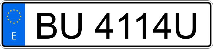 Numer rejestracyjny BU4114U posiada MERCEDES E 280 (210)