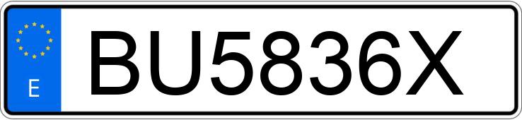 Numer rejestracyjny BU5836X posiada ALFA ROMEO 164 Numer rejestracyjny BU5836X posiada ALFA ROMEO 164