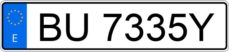 Numer rejestracyjny BU7335Y posiada VOLKSWAGEN GOLF