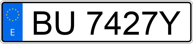 Numer rejestracyjny BU7427Y posiada MERCEDES CLK (208-209)