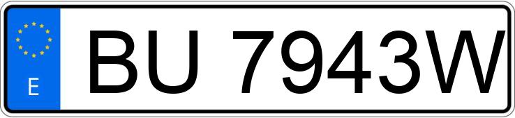 Numer rejestracyjny BU7943W posiada JEEP CHEROKEE