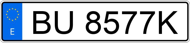 Numer rejestracyjny BU8577K posiada ROVER 216